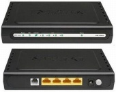 Маршрутизатор D-Link DSL-2540U/BB/T1A 4x10/100 LAN, 1xRJ11 WAN, ADSL/ADSL2/ADSL2+, Annex B/A